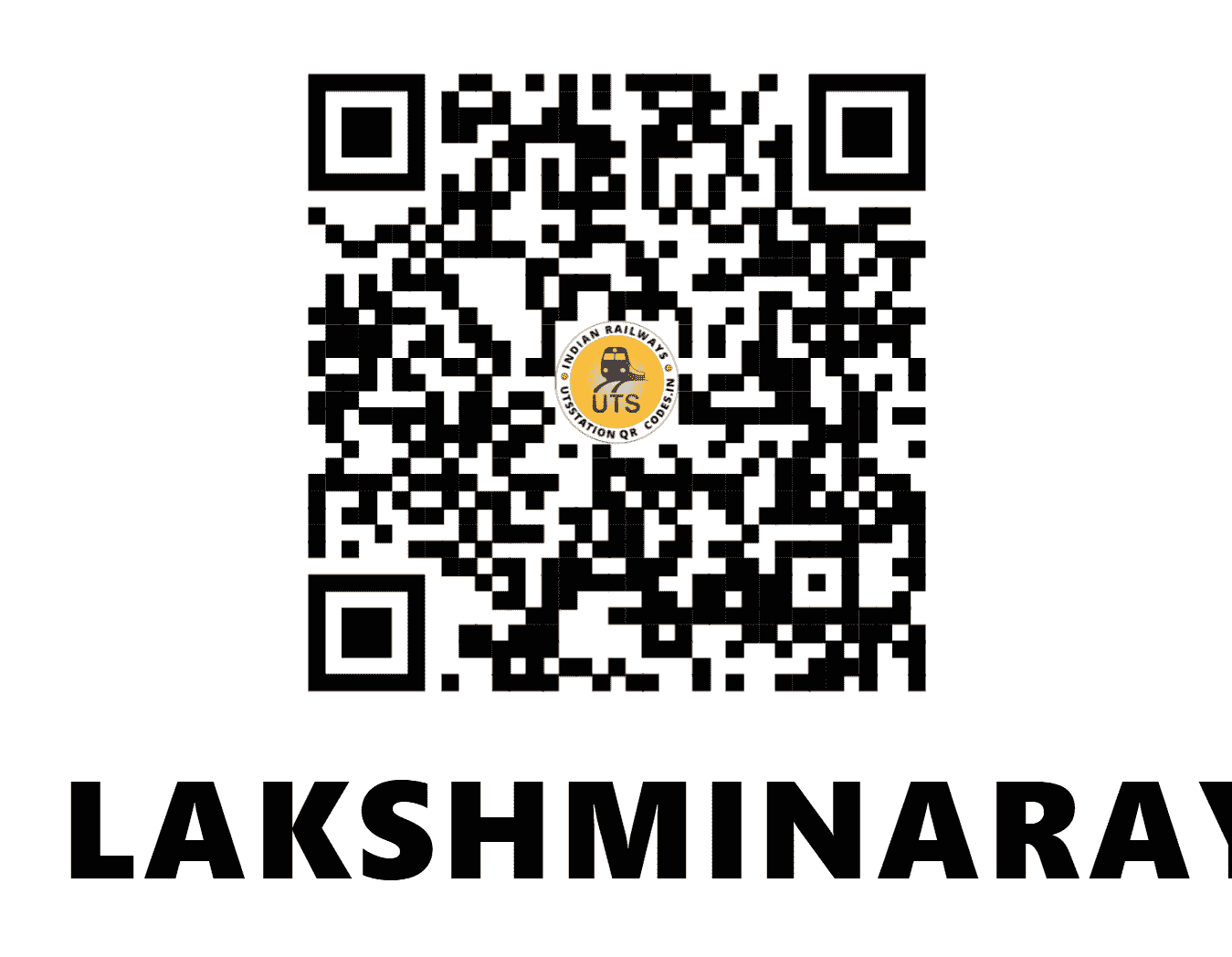 UTS QR Code for LAKSHMINARAYANAPURAM - LKSH - SC (ANDHRA PRADESH)